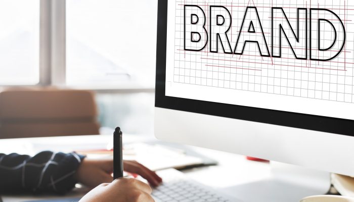 Brand Copyright Name Draft Graphic Concept