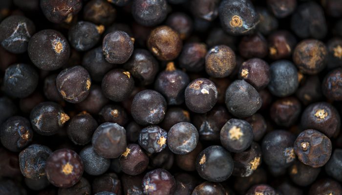 Closeup of black pepper texture