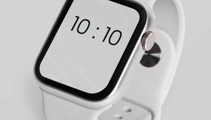 Smartwatch screen mockup digital device