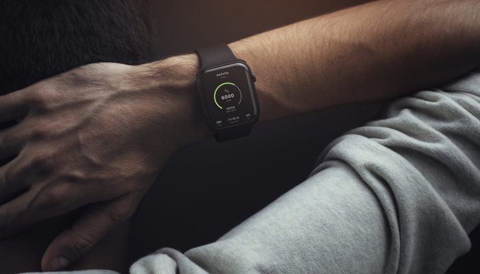 Fitness tracker sport bracelet smartwatch technology